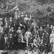 1924 - Battesimo alpino del primo Vessillo sociale... ed i primi Soci